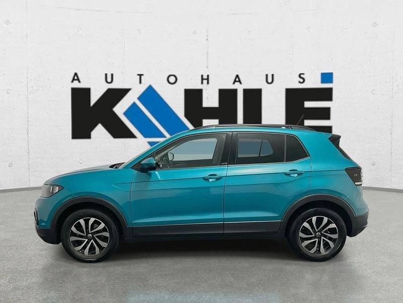 Gebraucht VW T-Cross Active 95 PS (69 kW) 2022 Makenatürkis metallic SUV
