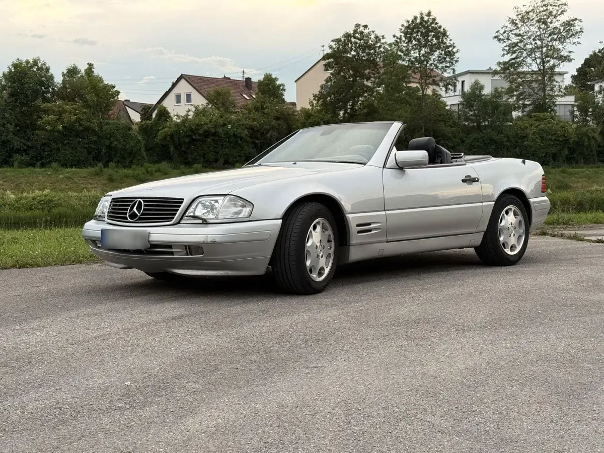 Gebraucht Mercedes SL320 231 PS (169 kW) 1997 Silber Cabrio