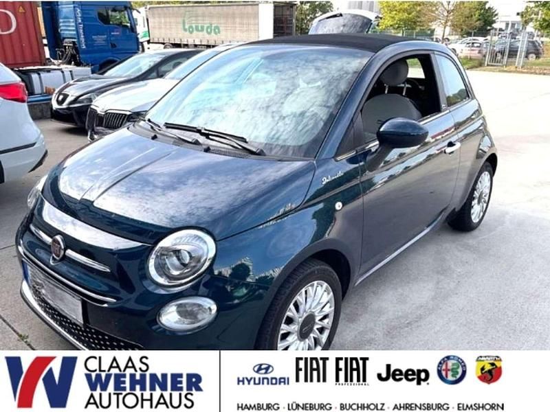 Blau Gebraucht 2021 Fiat 500C Dolcevita Cabrio | 12.430 € (Guter Preis) - Bild 1/4