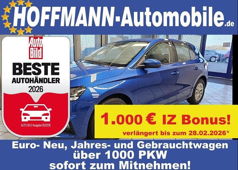 Neu Skoda Fabia Selection 95 PS (69 kW) 2025 Blau Limousine