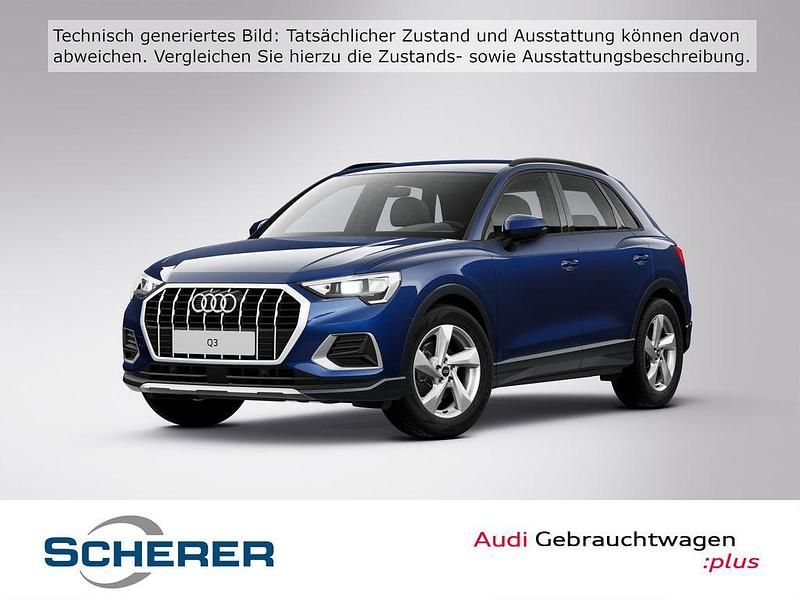 Navarrablau metallic (metallic) Gebraucht 2025 Audi Q3 Ambiente SUV | 37.990 € (Fairer Preis) - Bild 1/4