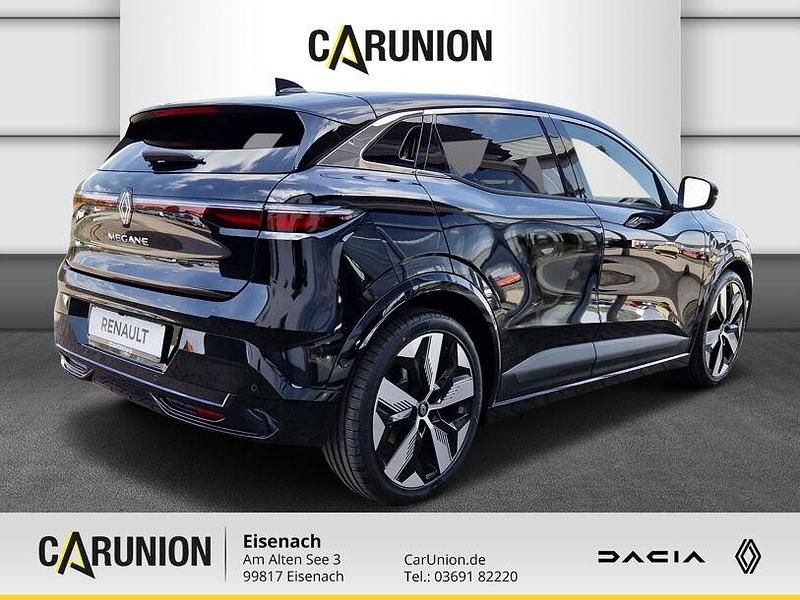 Gebraucht Renault Megane E-Tech Techno 160 kW (218 PS) 2023 Black pearlschwarz metallic (schwarz) Limousine