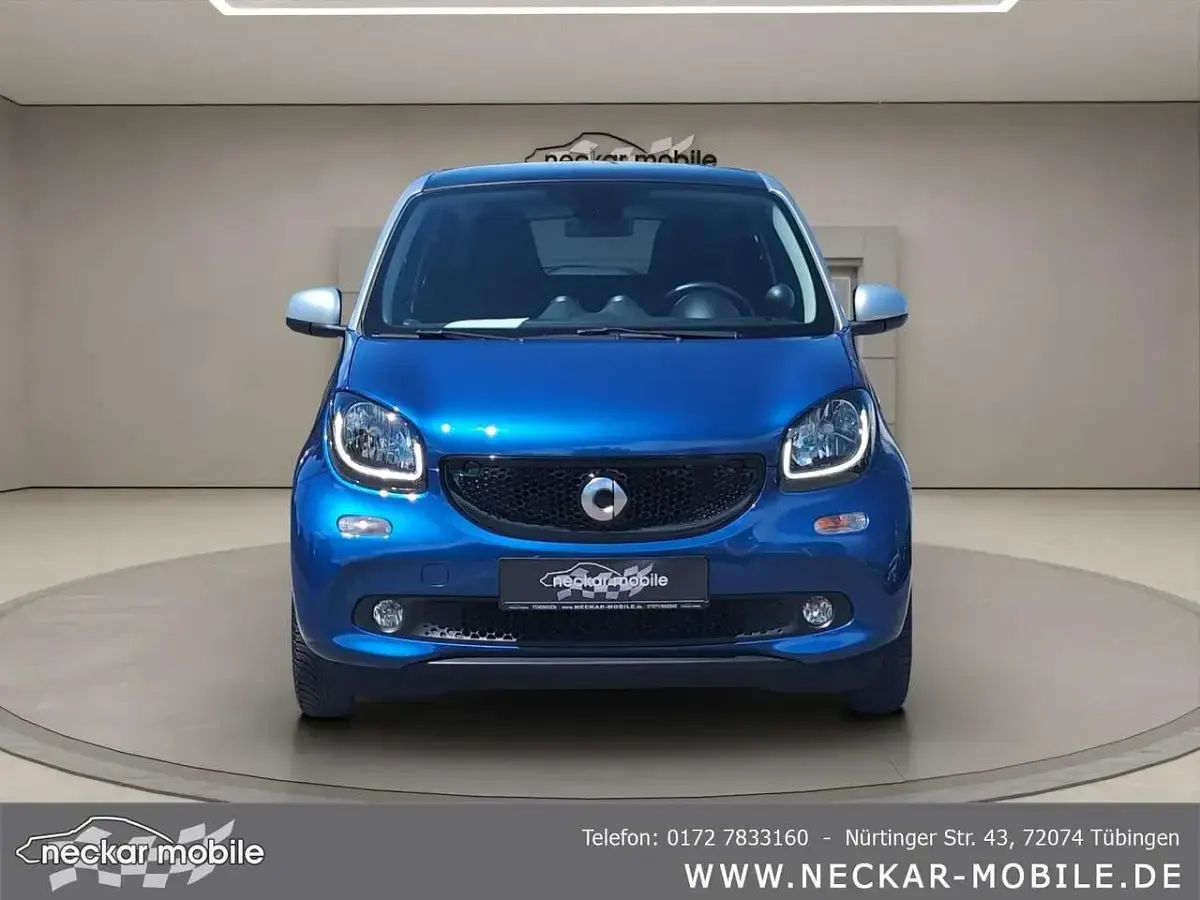 Gebraucht Smart ForFour Passion 90 PS (66 kW) 2019 Blau Kleinwagen