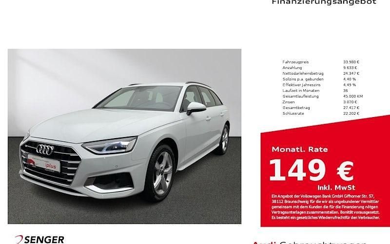 Gebraucht Audi A4 Advanced Plus 136 PS (100 kW) 2024 Gletscherweiß Kombi