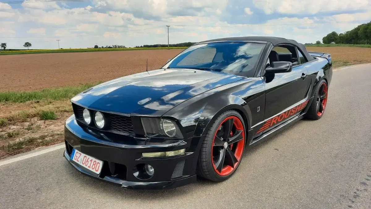 Gebraucht Ford Mustang 416 PS (305 kW) 2007 Schwarz Cabrio