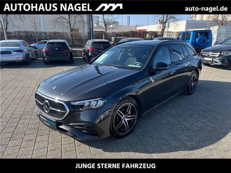 Lack graphitgrau (metallic) Gebraucht 2024 Mercedes E300 AMG Kombi | 52.879 € (Superpreis) - Bild 1/4