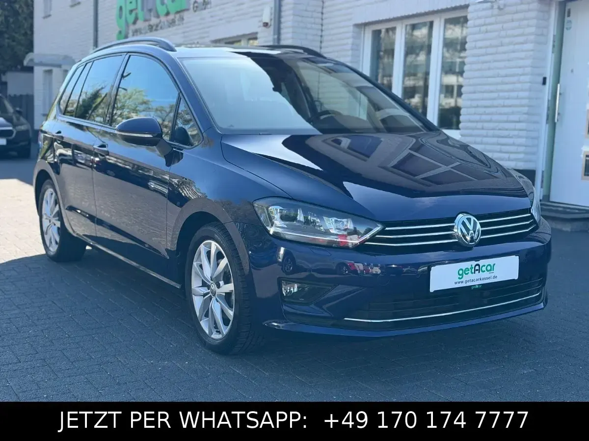 Gebraucht VW Golf Sportsvan Sound 125 PS (91 kW) 2017 Blau Van / Kleinbus