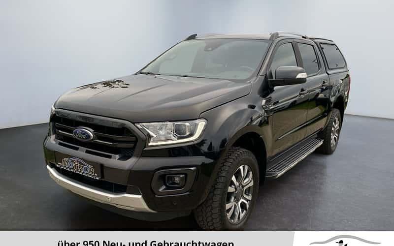 Schwarz Gebraucht 2023 Ford Ranger Wildtrack Abholung | 37.303 € (Teuer) - Bild 1/4