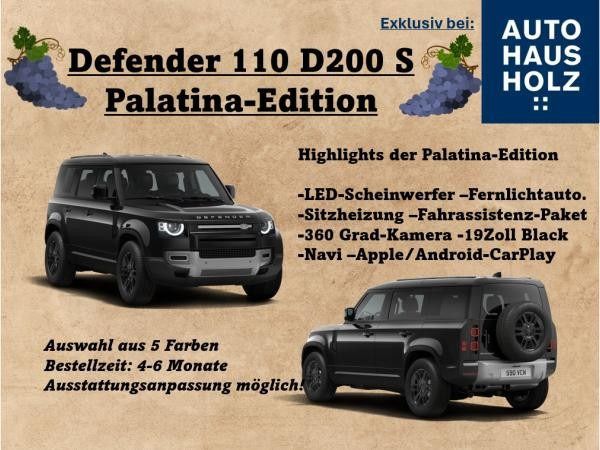 Schwarz (wählbar) Neu 2025 Land Rover Defender S SUV | 66.705 € - Bild 1/4