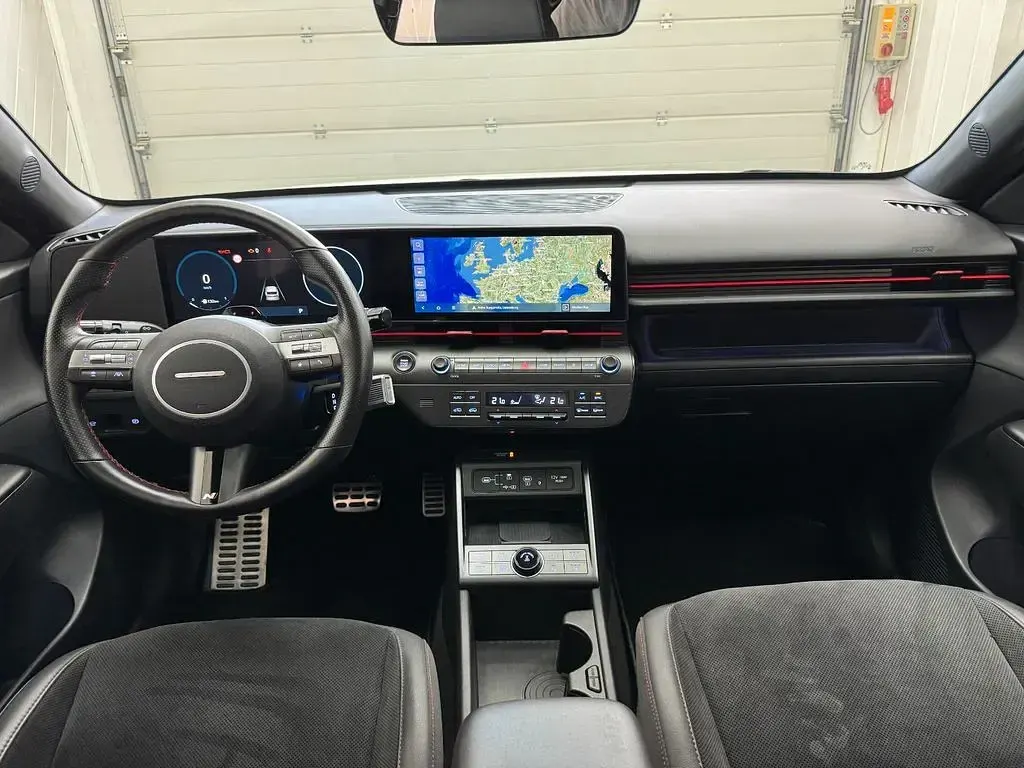 Gebraucht Hyundai Kona N Line 199 PS (146 kW) 2023 Serenity white pearl SUV