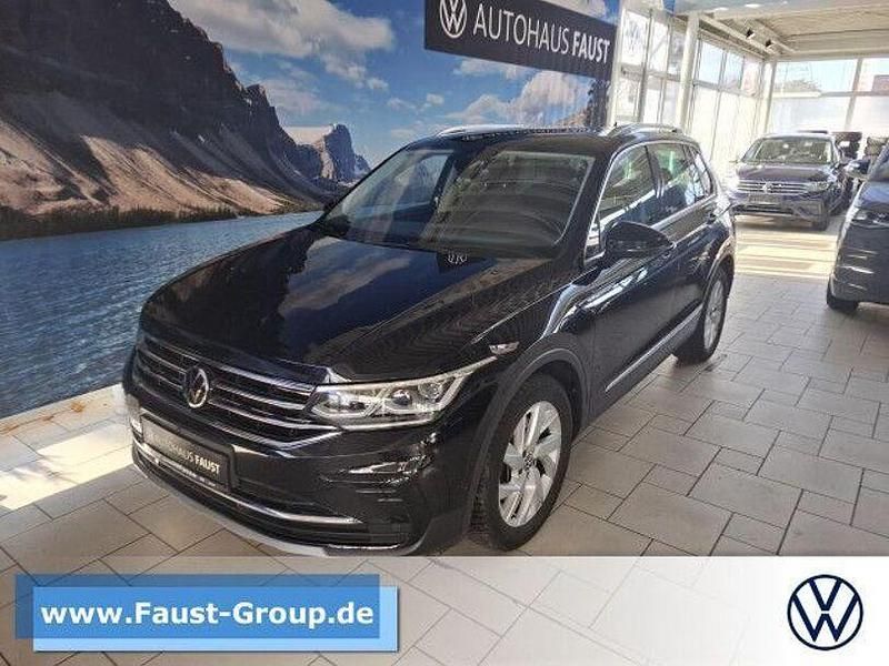 Schwarz perleffekt Gebraucht 2022 VW Tiguan Elegance SUV | 31.900 € (Guter Preis) - Bild 1/4