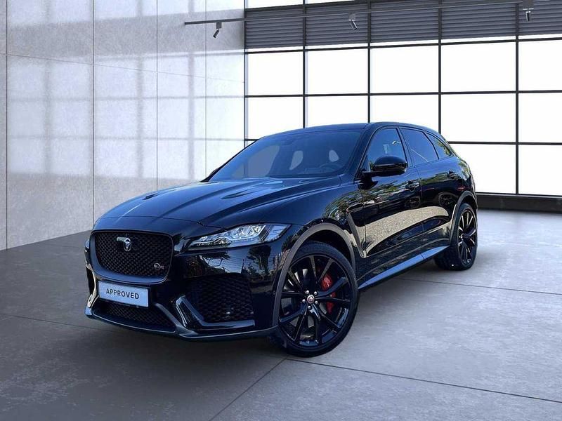 Santorini black Gebraucht 2020 Jaguar F-Pace SVR SUV | 50.880 € (Superpreis) - Bild 1/4