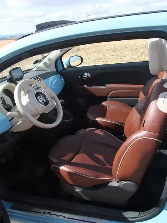 Gebraucht Fiat 500C Lounge 86 PS (63 kW) 2011 Blau Cabrio
