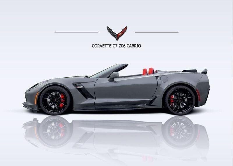 Grau Gebraucht 2017 Corvette Z06 Cabrio | 95.800 € (Fairer Preis) - Bild 1/4