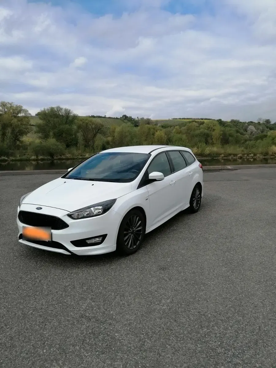 Brugt Ford Focus ST-Line 125 HK (91 kW) 2018 Hvid Stationcar