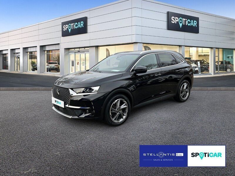 Schwarz perlaneraschwarz (metallic) Gebraucht 2021 DS Automobiles DS7 Crossback Grand Chic SUV | 30.885 € (Fairer Preis) - Bild 1/4