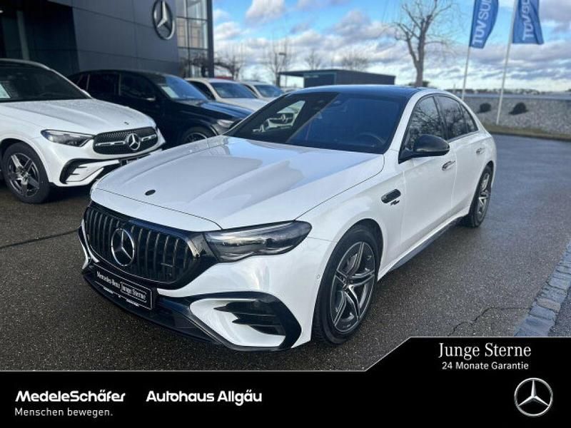 Manufaktur lack manufaktur opalithweiß b (metallic) Gebraucht 2025 Mercedes E53 AMG AMG Limousine | 78.659 € - Bild 1/4