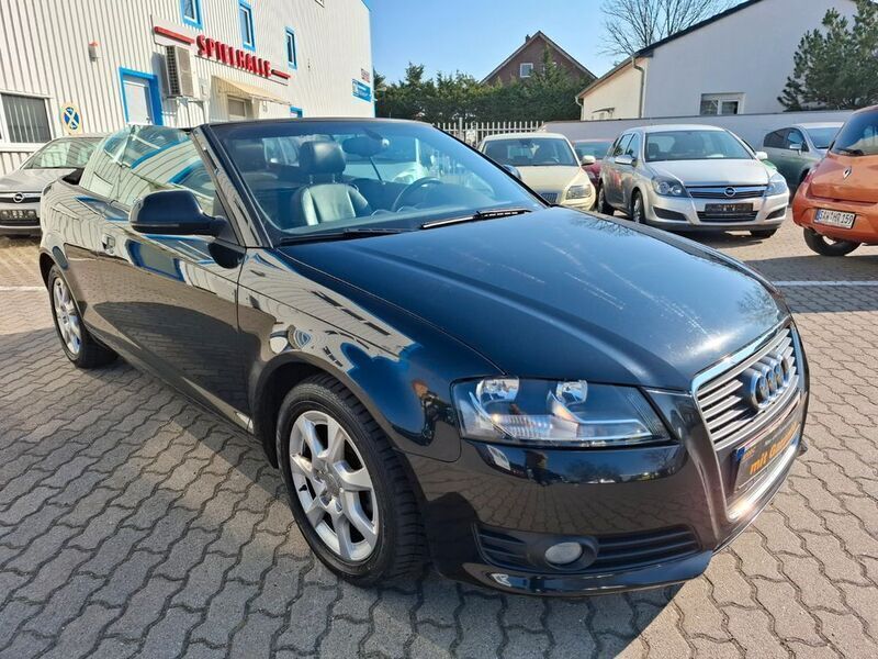 Schwarz Gebraucht 2008 Audi A3 Cabriolet Attraction Cabrio | 4.200 € (Guter Preis) - Bild 1/4