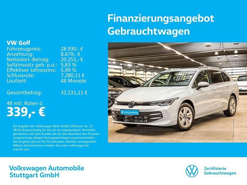 Blau Gebraucht 2025 VW Golf VIII Life Kombi | 28.930 € (Fairer Preis) - Bild 1/4
