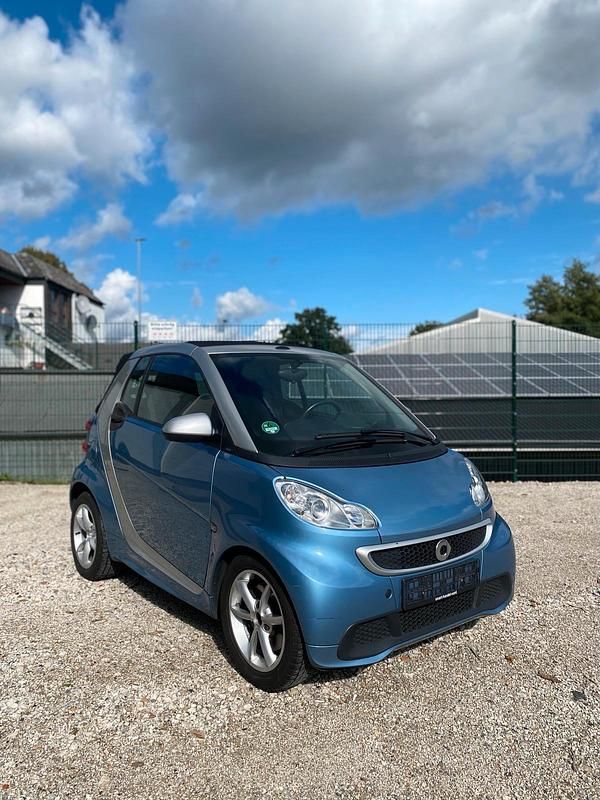 Blau Gebraucht 2012 Smart ForTwo Cabrio Cabrio | 4.899 € (Guter Preis) - Bild 1/4