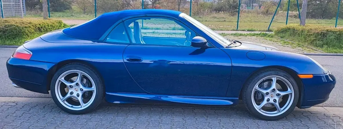 Gebraucht Porsche 911 Carrera Cabriolet 300 PS (220 kW) 2001 Blau Cabrio