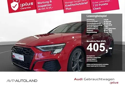Gebraucht Audi S3 Ambiente 310 PS (228 kW) 2022 Rot Limousine