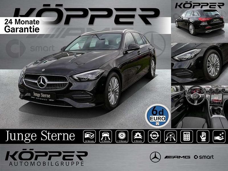 Obsidianschwarz Gebraucht 2024 Mercedes C200 Advanced Kombi | 37.777 € (Fairer Preis) - Bild 1/4