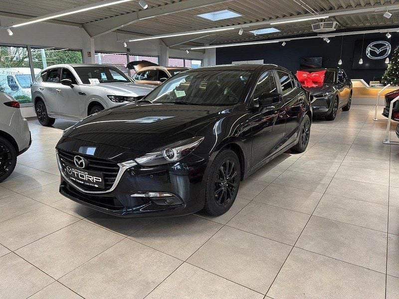 Schwarz metallic Gebraucht 2019 Mazda 3 Exclusive Limousine | 14.990 € (Fairer Preis) - Bild 1/4