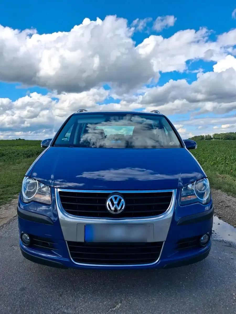 Gebraucht VW Touran Cross 140 PS (102 kW) 2007 Blau Van / Kleinbus
