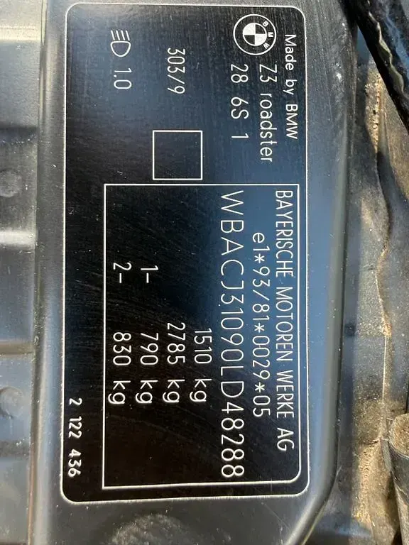 Gebraucht BMW Z3 Performance 193 PS (141 kW) 1998 Schwarz Cabrio