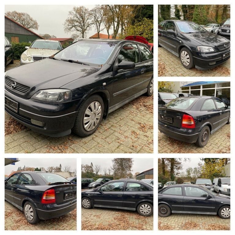 Gebraucht Opel Astra Selection 101 PS (74 kW) 2002 Schwarz Limousine