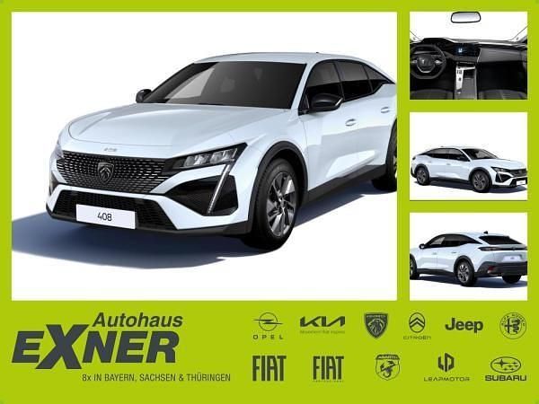 Weiß (okenit weiß) Neu 2025 Peugeot 408 Allure Limousine | 28.989 € (Superpreis) - Bild 1/3