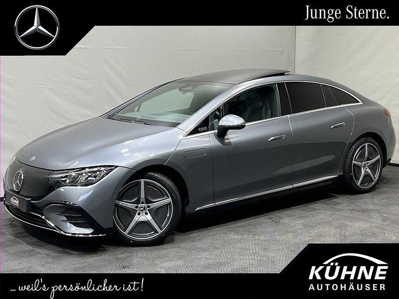 Grau Gebraucht 2023 Mercedes EQE350 AMG line Limousine | 44.550 € (Guter Preis) - Bild 1/4