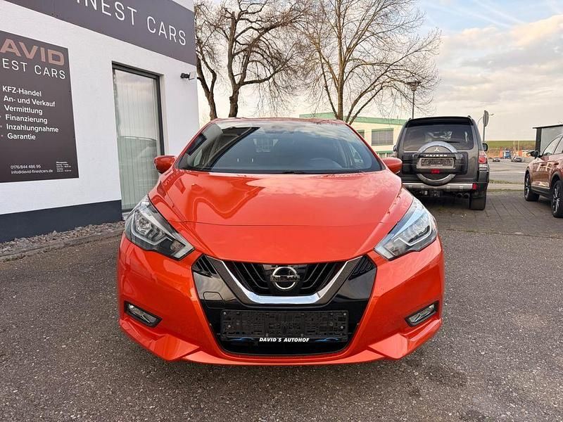 Gebraucht Nissan Micra N-Connecta 90 PS (66 kW) 2017 Orange Kleinwagen