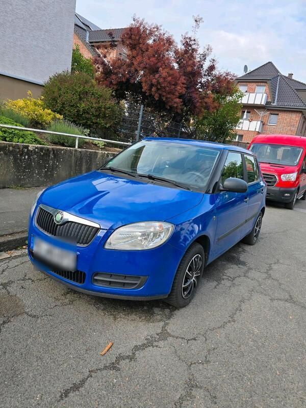 Blau Gebraucht 2008 Skoda Fabia Kleinwagen | 600 € (Superpreis) - Bild 1/4