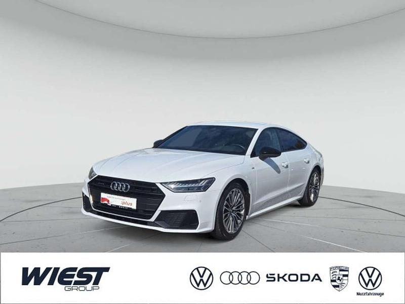 Gletscherweiß metallic Gebraucht 2020 Audi A7 Kleinwagen | 42.980 € (Guter Preis) - Bild 1/4