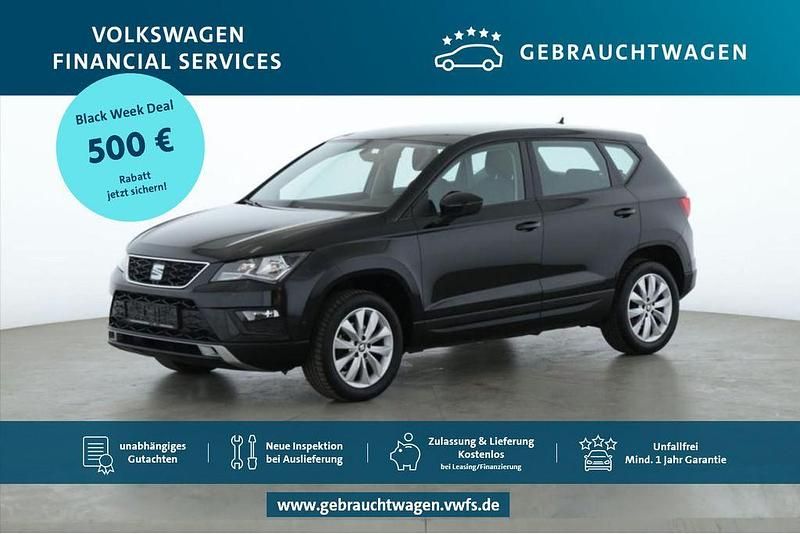 Schwarz Gebraucht 2021 Seat Ateca Style SUV | 18.589 € (Guter Preis) - Bild 1/4