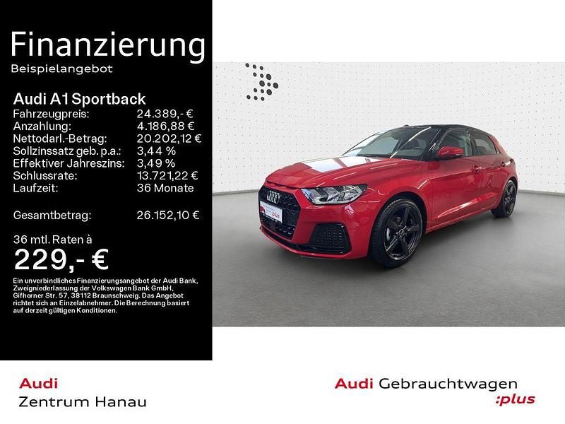 Rot Gebraucht 2025 Audi A1 Sportback Advanced Kleinwagen | 24.389 € (Fairer Preis) - Bild 1/4