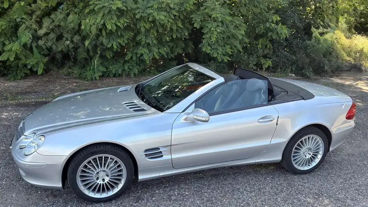 Gebraucht Mercedes SL350 245 PS (180 kW) 2003 Silber Cabrio
