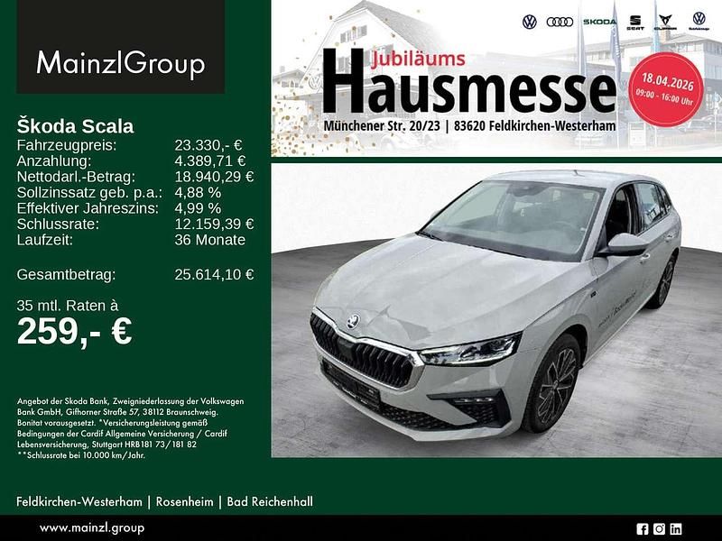 Gebraucht Skoda Scala Selection 116 PS (85 kW) 2024 Stahlgrau Kleinwagen