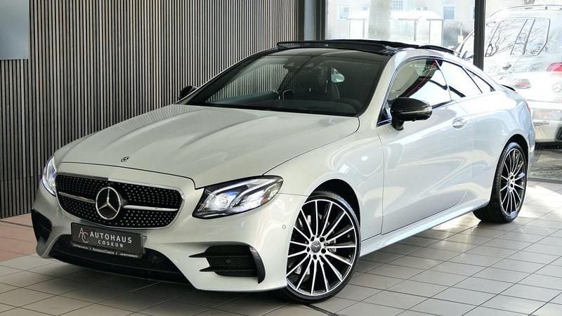 Gebraucht Mercedes E220 AMG line 194 PS (142 kW) 2018 Silber Coupé