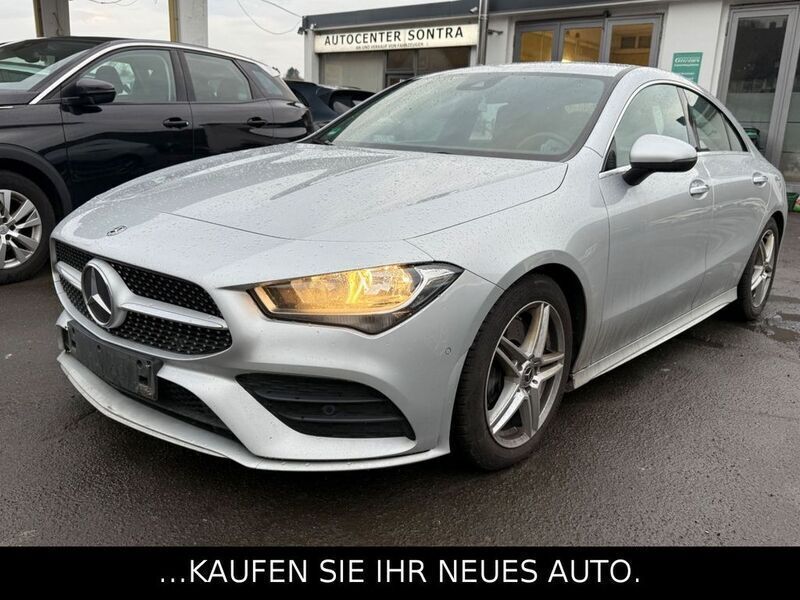 Silber Gebraucht 2020 Mercedes CLA220 AMG line Limousine | 23.990 € - Bild 1/4