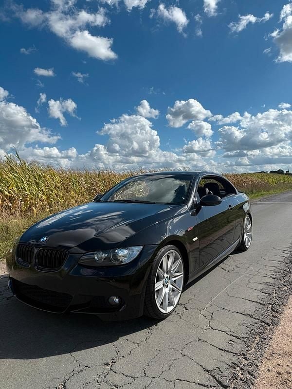Schwarz Gebraucht 2008 BMW 335 Cabriolet Performance Cabrio | 15.800 € (Guter Preis) - Bild 1/4