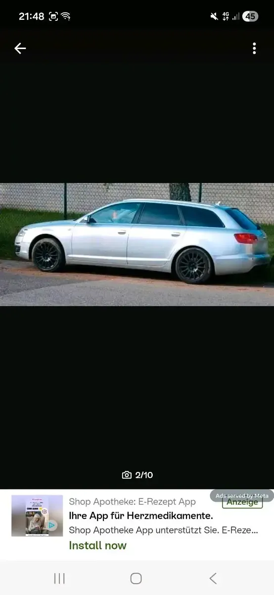 Second-hand Audi A6 170 CP (125 kW) 2005 Argintiu Break