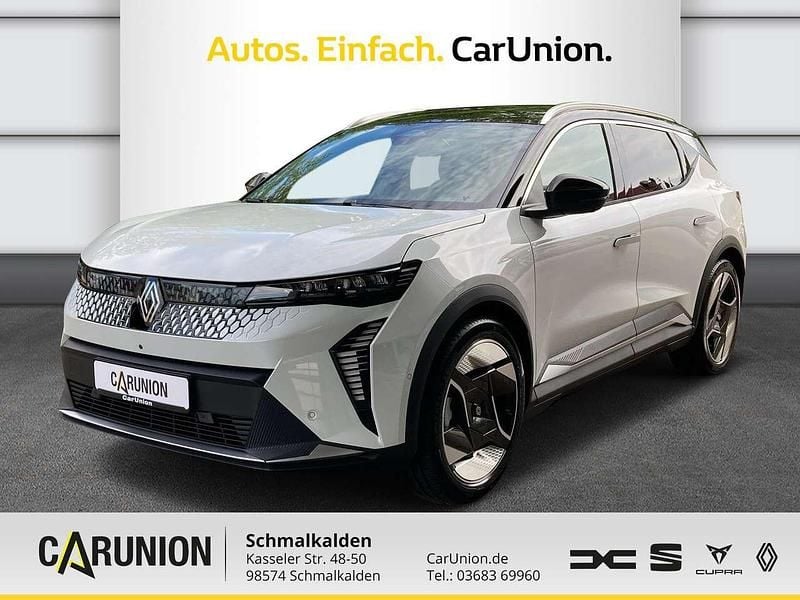 Perlmuttweiß metallic, black Gebraucht 2024 Renault Scenic E-Tech Iconic SUV | 44.789 € - Bild 1/4