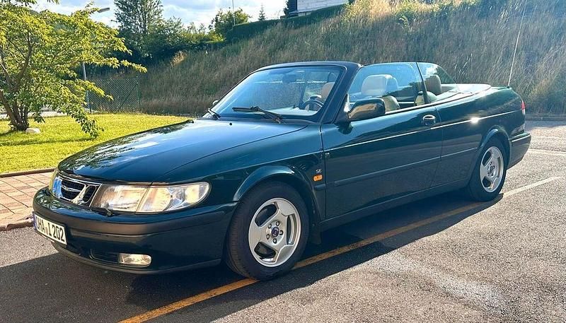 Grün Gebraucht 2000 Saab 9-3 Cabriolet Cabrio | 11.700 € (Fairer Preis) - Bild 1/3