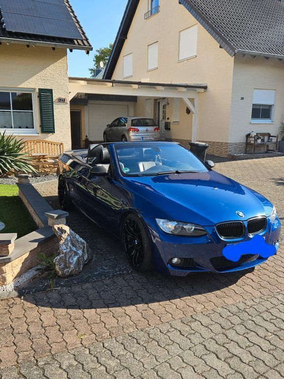 Blau Gebraucht 2008 BMW 335 Cabriolet Shadowline Cabrio | 16.900 € (Fairer Preis) - Bild 1/4