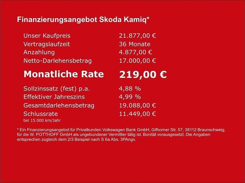 Weiss Gebraucht 2022 Skoda Kamiq Tour SUV | 21.877 € (Fairer Preis) - Bild 1/2