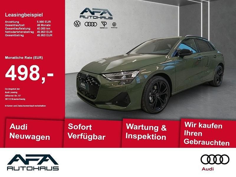 Distriktgrün metallic Gebraucht 2024 Audi A3 Sportback Advanced Kleinwagen | 45.916 € - Bild 1/4