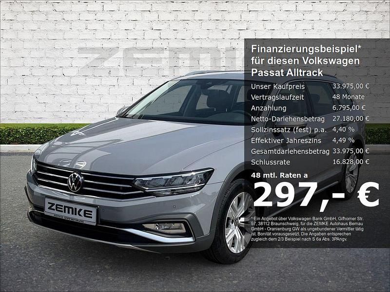 Grau Gebraucht 2023 VW Passat Alltrack Kombi | 33.975 € (Fairer Preis) - Bild 1/4